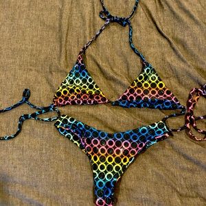 tasteful girl bikini set